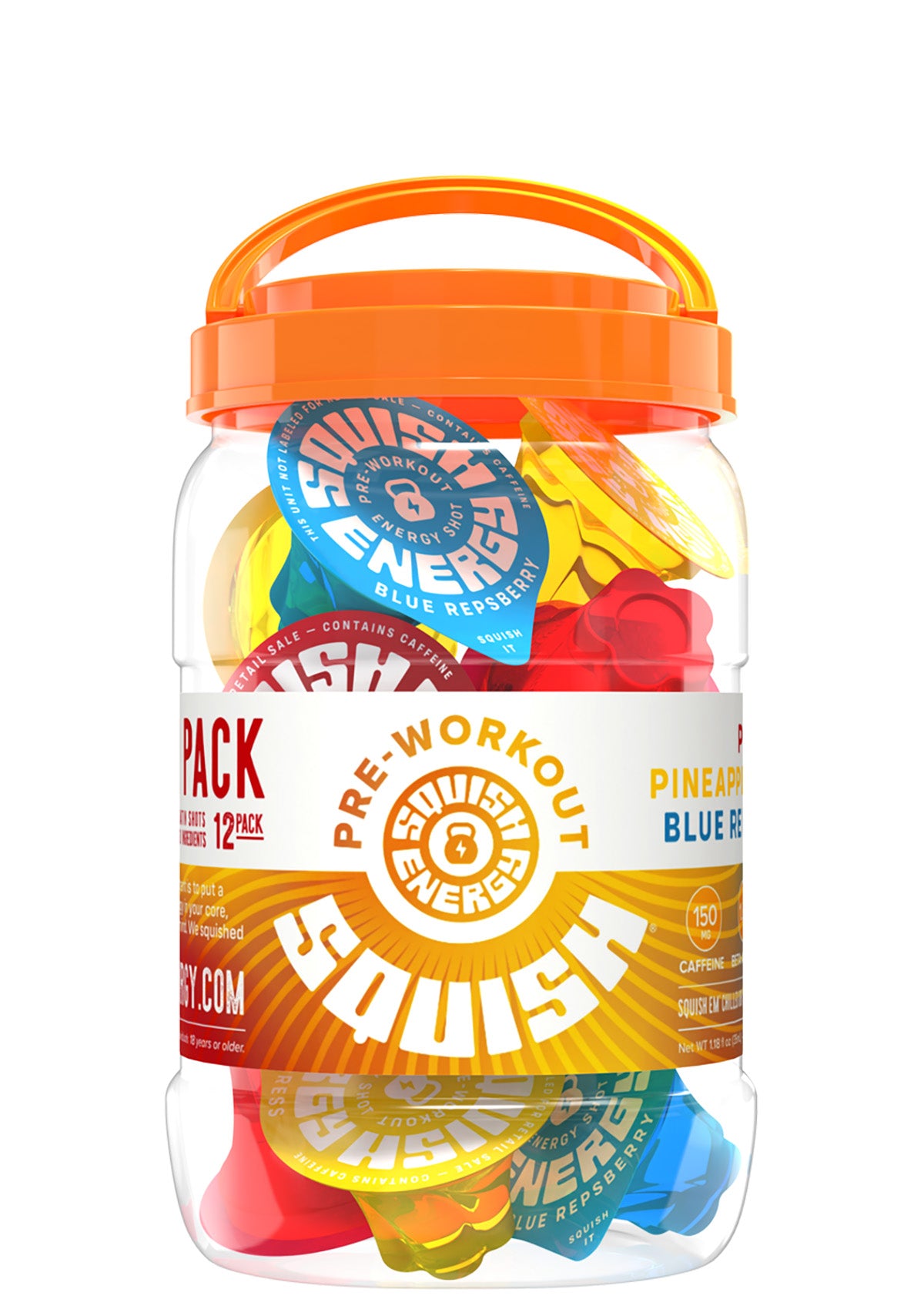 Squish Pre-Workout Energy Shots