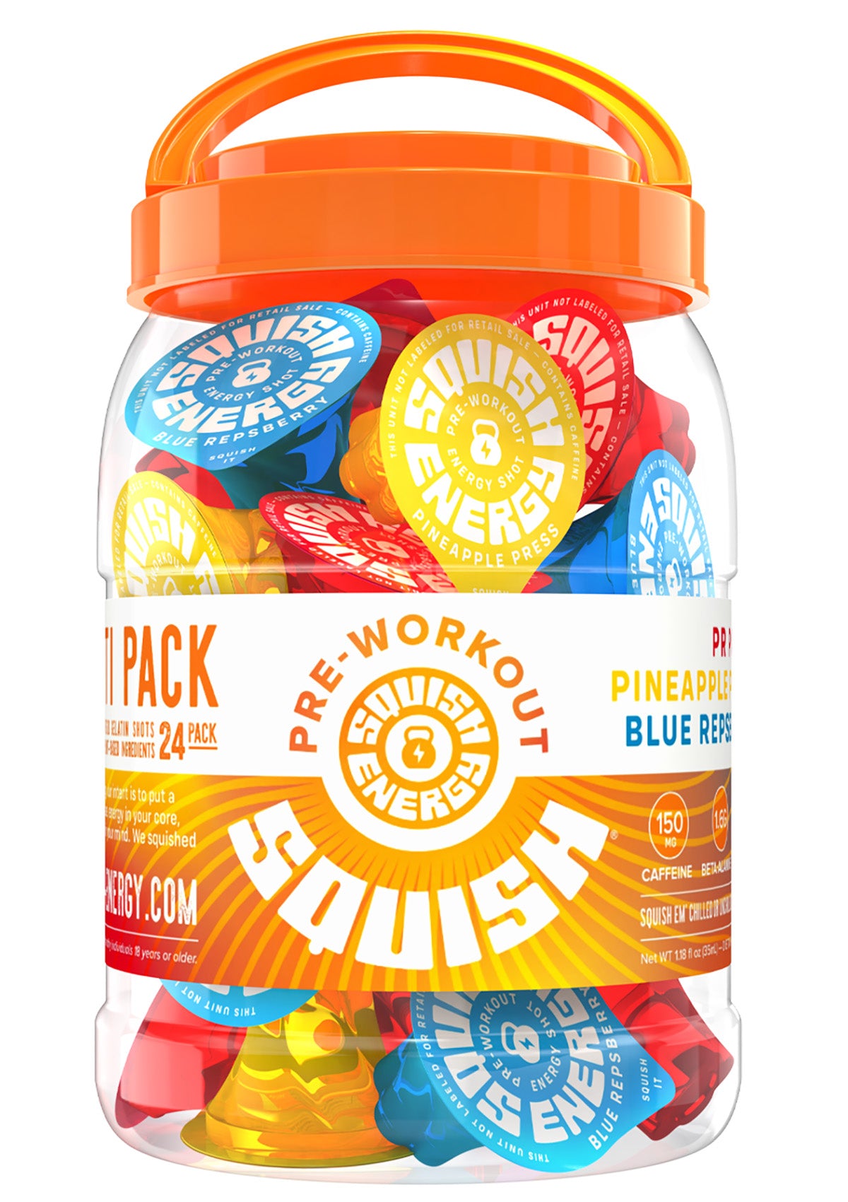 Squish Pre-Workout Energy Shots